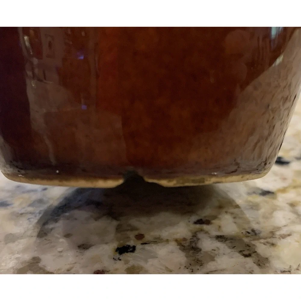 Vintage Salt & Pepper Shakers - Hull Pottery -‎ Brown Drip Glaze -Ovenproof-USA